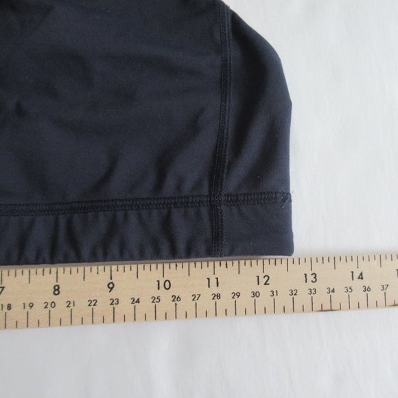 Lululemon 2 Dark Blue with Orange Cross Back Strap Sports Bra Size 2 or XS - Picture 6 of 9